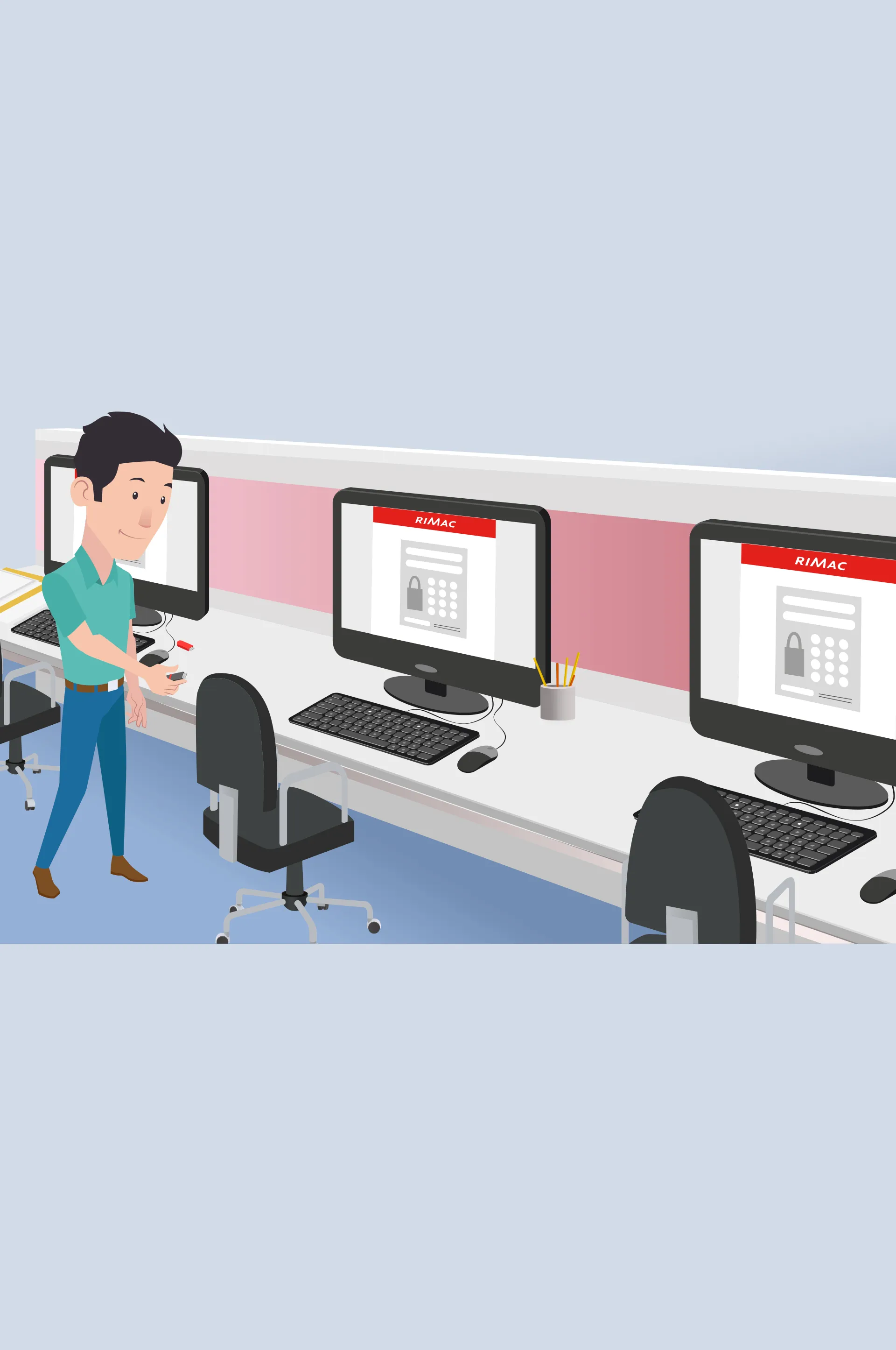 Campaña de comunicación interna sobre seguridad de la información para Rímac Seguros